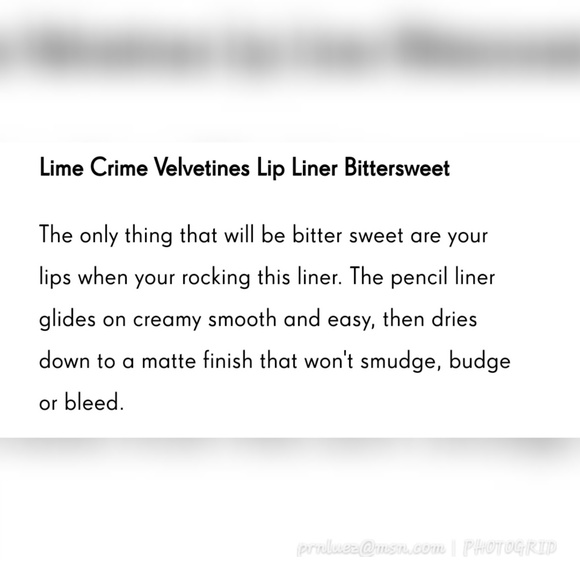 Lime Crime Velvetines Lip Liner - Picture 4 of 4